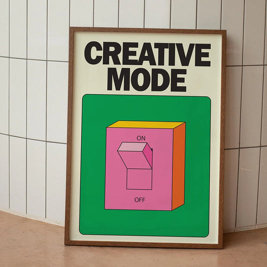 Creative Mode Art Print