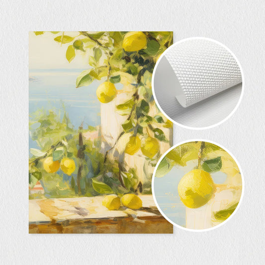 Amalfi Lemon Set Art Prints