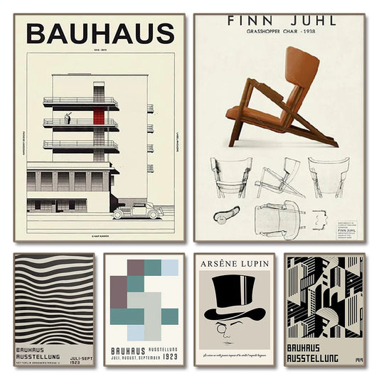 Minimalist Bauhaus Prints